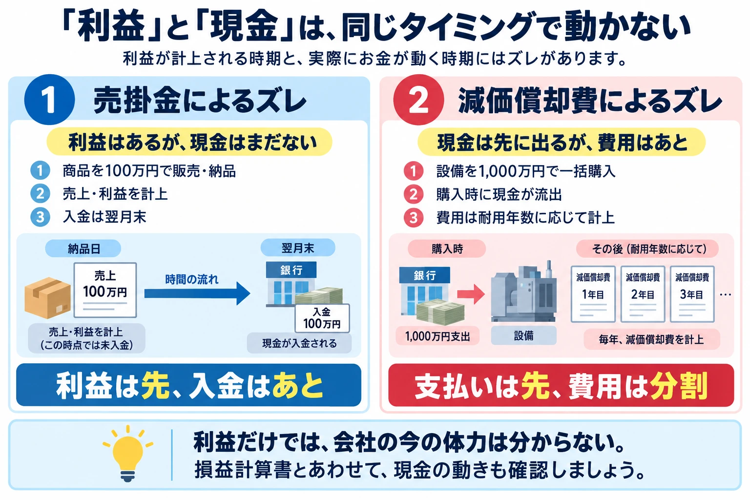 売上高、限界利益、キャッシュ創出力、売掛金回収期間、在庫滞留期間、借入金返済額、手元資金の7指標をまとめた資金繰り診断図